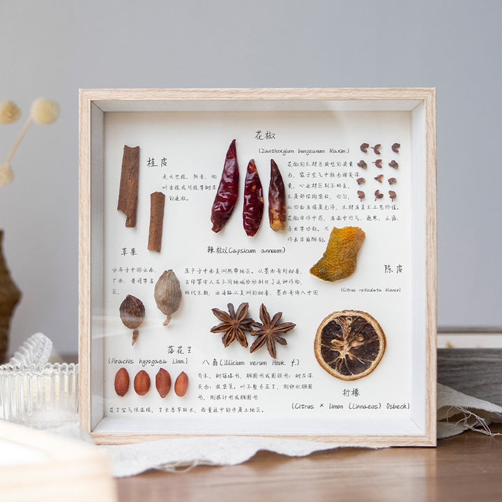 Floral Shadow Box Display Frame for Home Decor