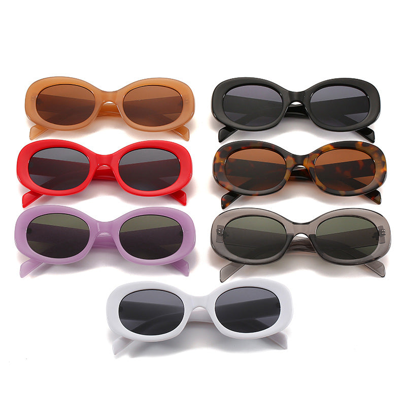 Vintage-Style Oval Frame Sunglasses Kalsten