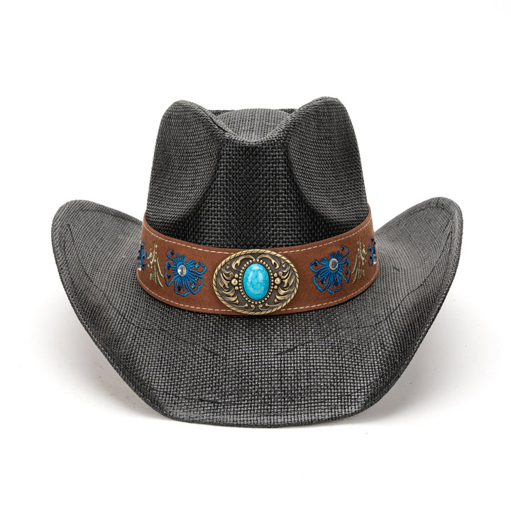 Straw Short Brim Cowboy Hat – Western Style | Kalsten