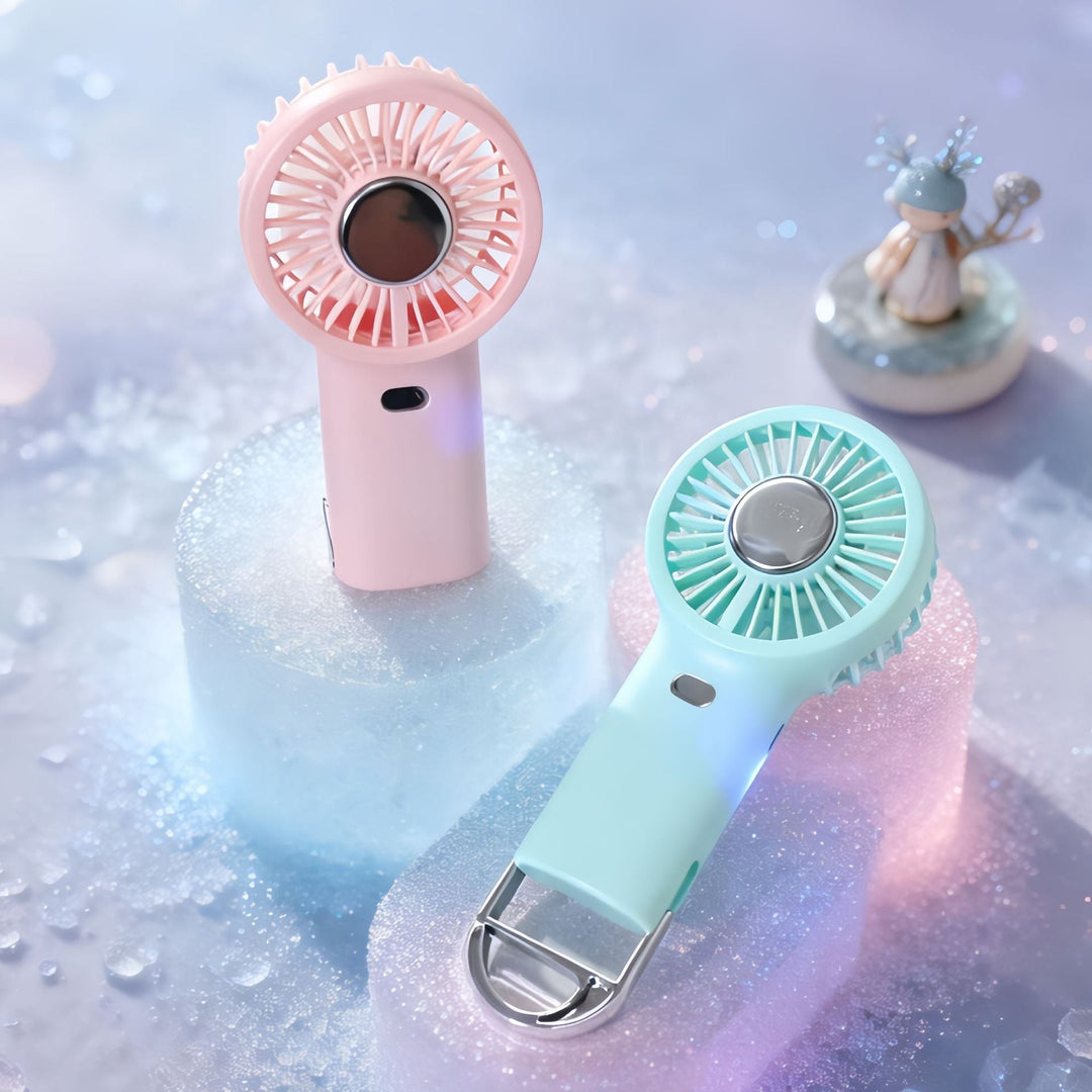 Women Portable Handheld Fan with Cooling Function Kalsten