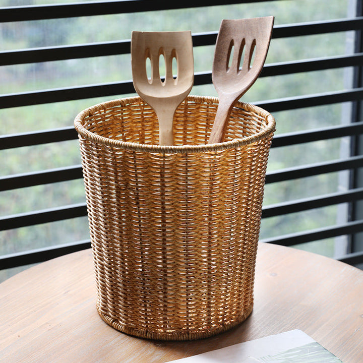 Eco-Friendly Wicker Waste Basket Kalsten