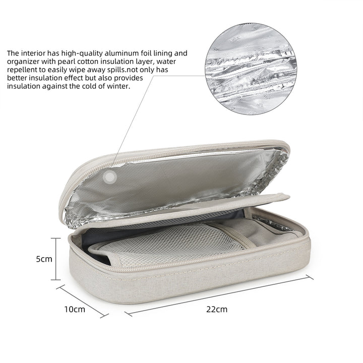 Organizer bag with multiple compartments and secure zipper Kalsten