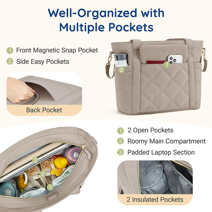 Multifunctional shoulder bag with practical storage Kalsten