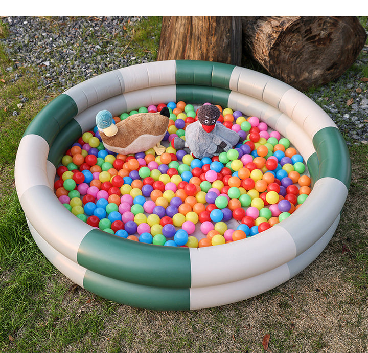 Women's Inflatable Children's Swimming Pool with Fun Sea Motifs Kalsten
