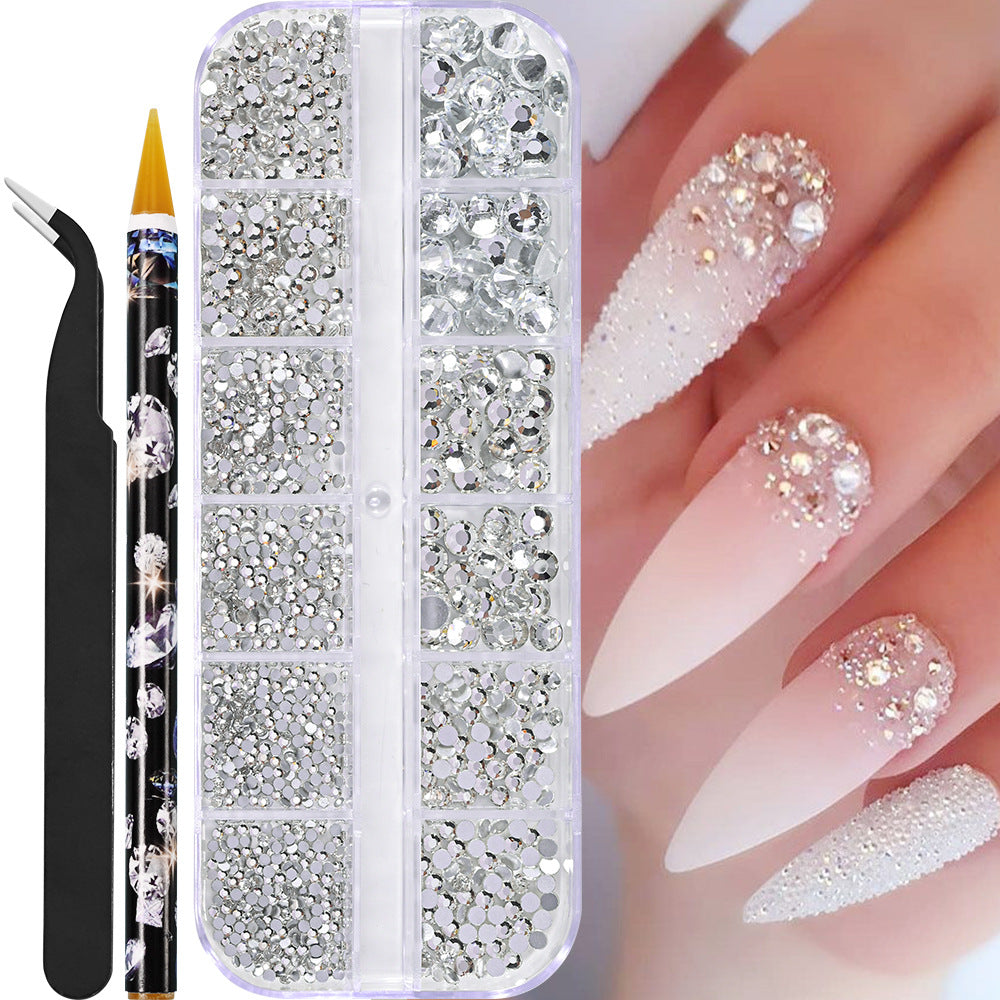 Crystal Rhinestone Nail Art Decoration Kit