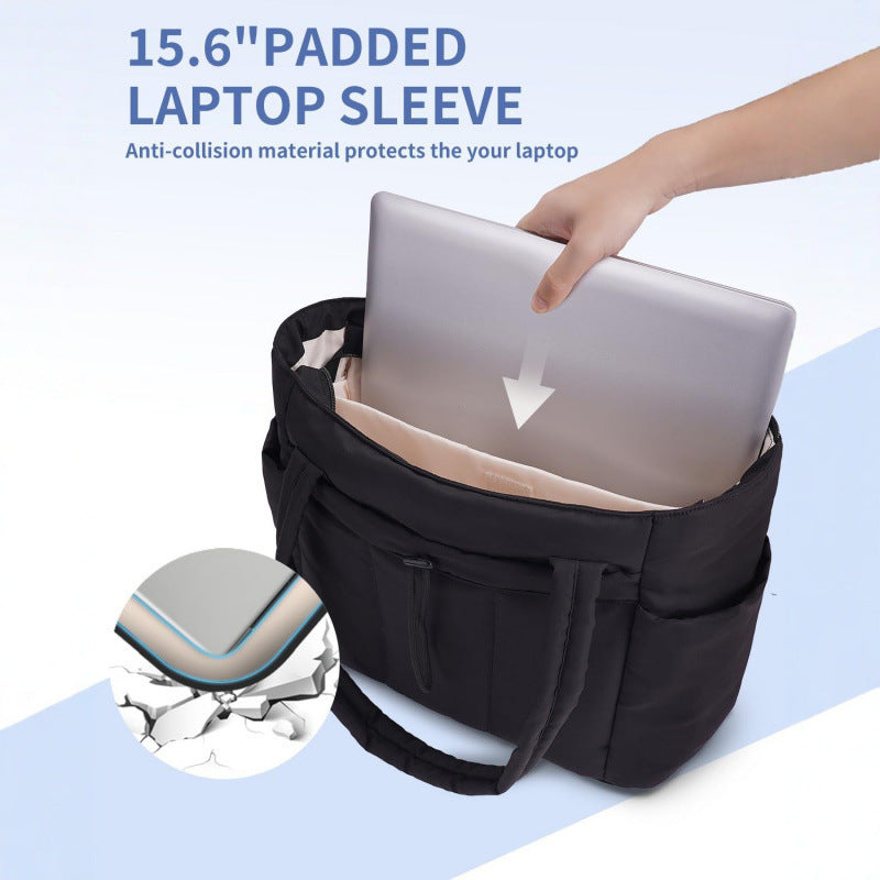 Multifunctional everyday tote bag with insulated interior compartment Kalsten