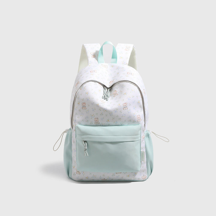 Playful Character Print Backpack Kalsten