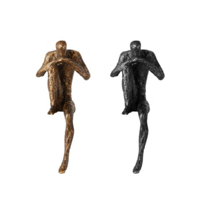 Artistic Sitting Figure Sculpture