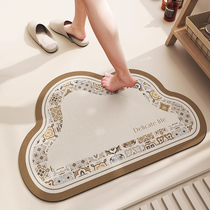 Luxurious Half-Moon Entry Mat for Home Entryway