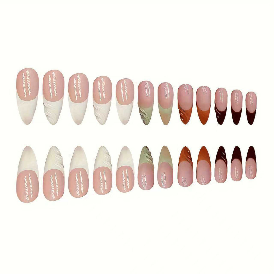 Artistic Gradient Nail Enhancements Kalsten