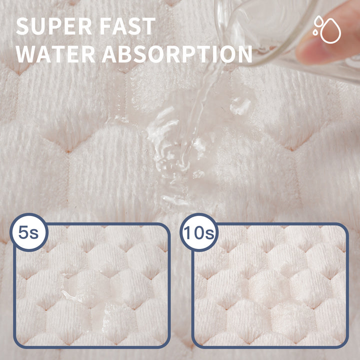 Absorbent Honeycomb Bath Mat