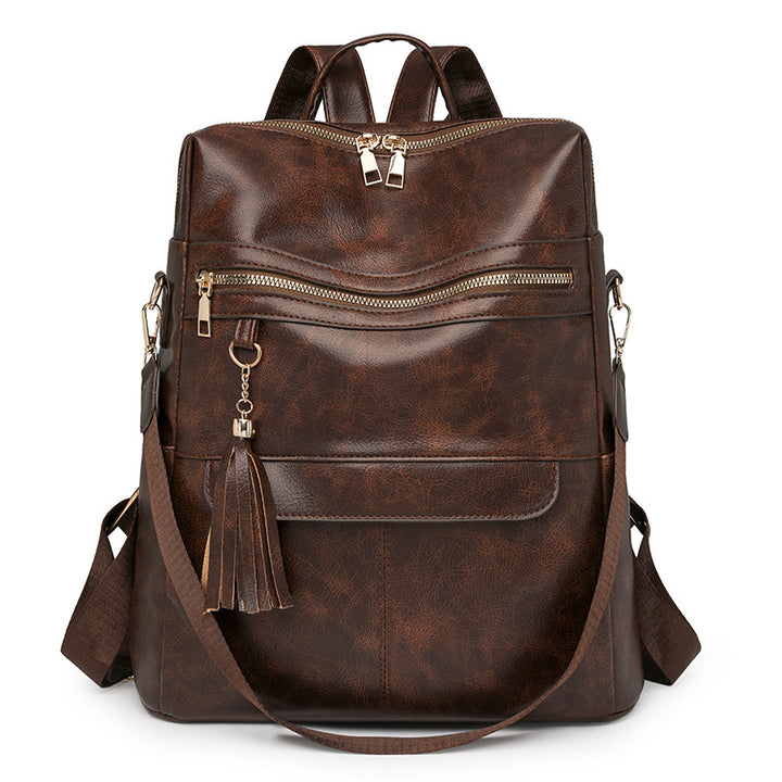 Multi-Purpose Stylish Leather Backpack Kalsten