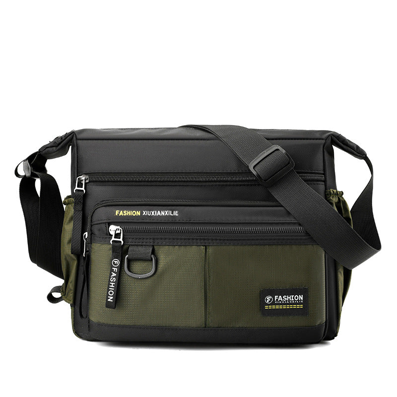 Multi-Pocket Messenger Bag