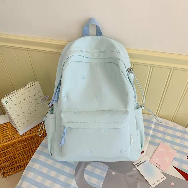 Floral Embroidered Daily Backpack Kalsten