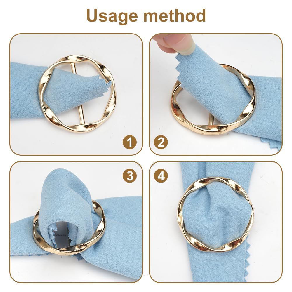 Decorative Scarf Buckle Set Kalsten