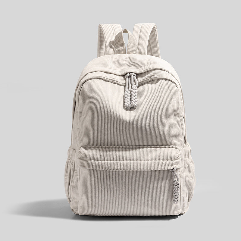Ribbed Fabric Lightweight Backpack Kalsten