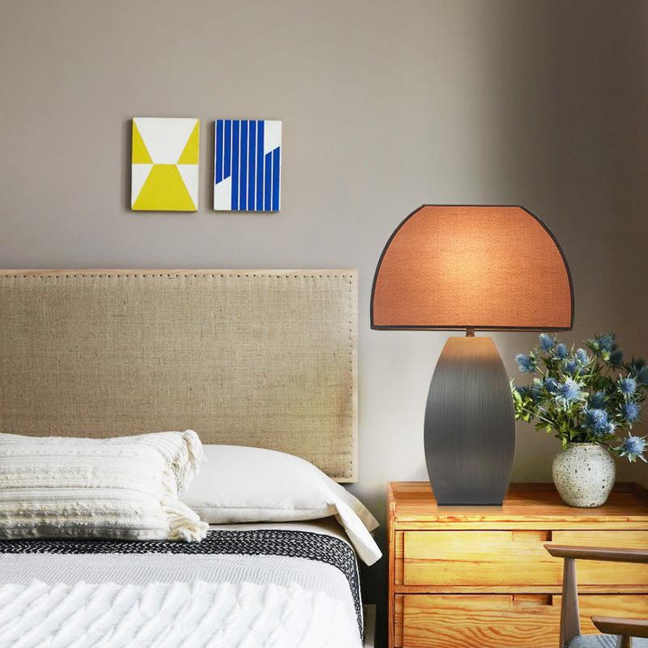 Decorative Table Lamp with Textured Shade
