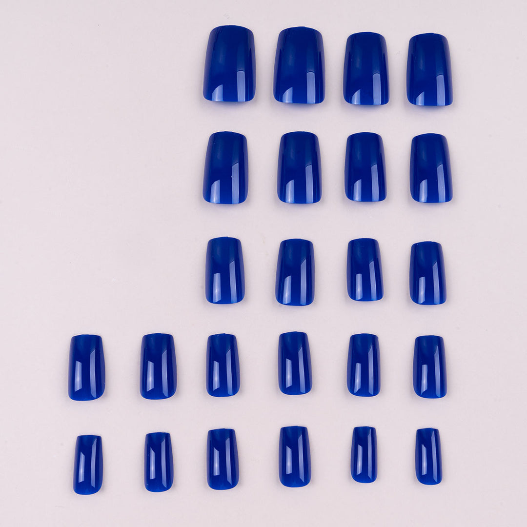 High-Gloss Square Press-On Nail Set
