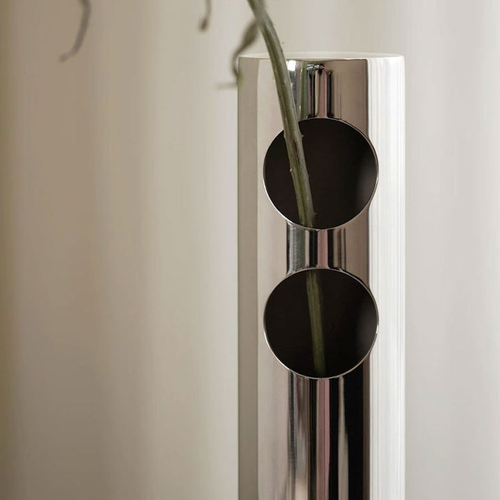 Elegant Steel Decorative Vase