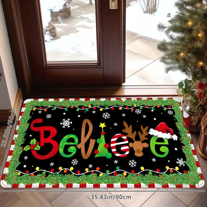 Festive Holiday Area Rug Kalsten