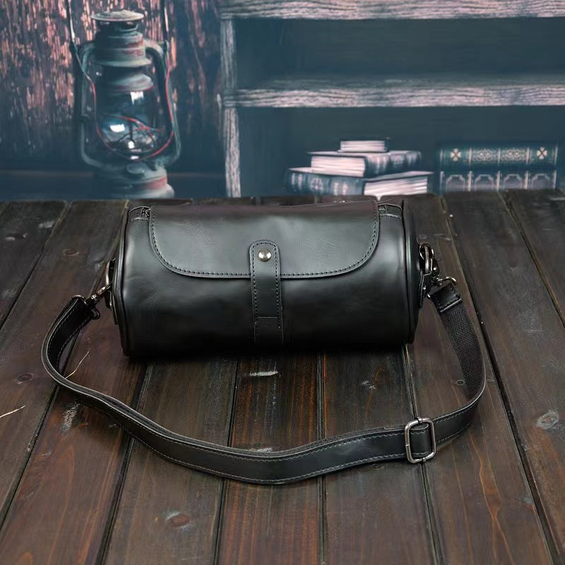 Vintage Leather Crossbody Bag