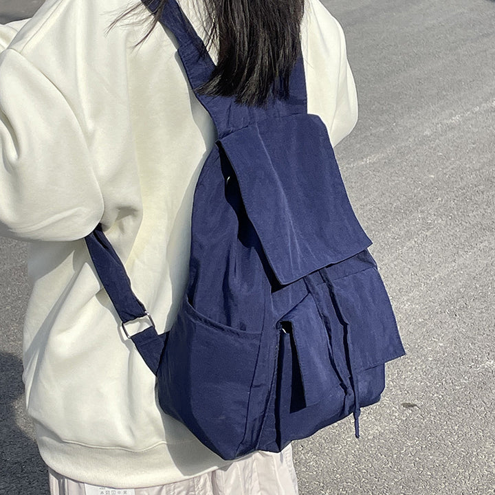 Versatile backpack with practical snap closure Kalsten