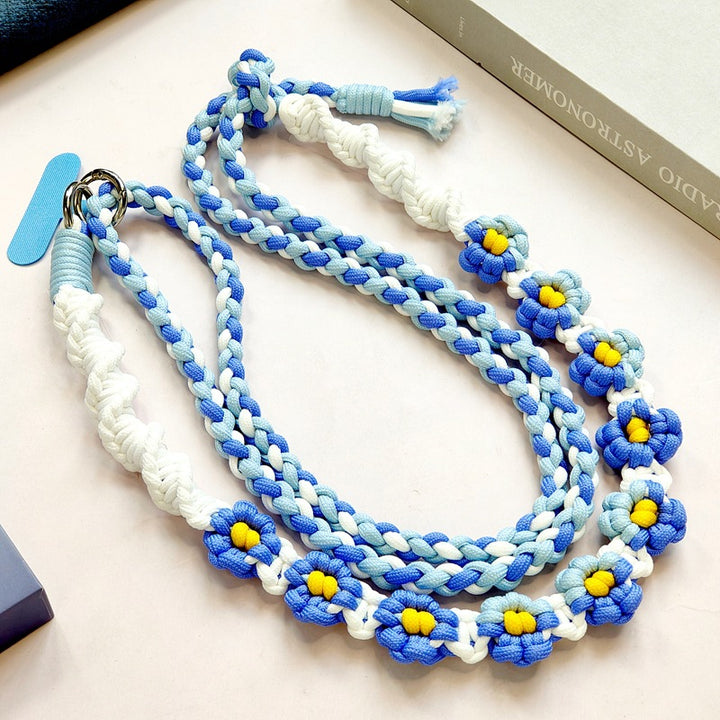 Decorative Floral Braided Leash Kalsten