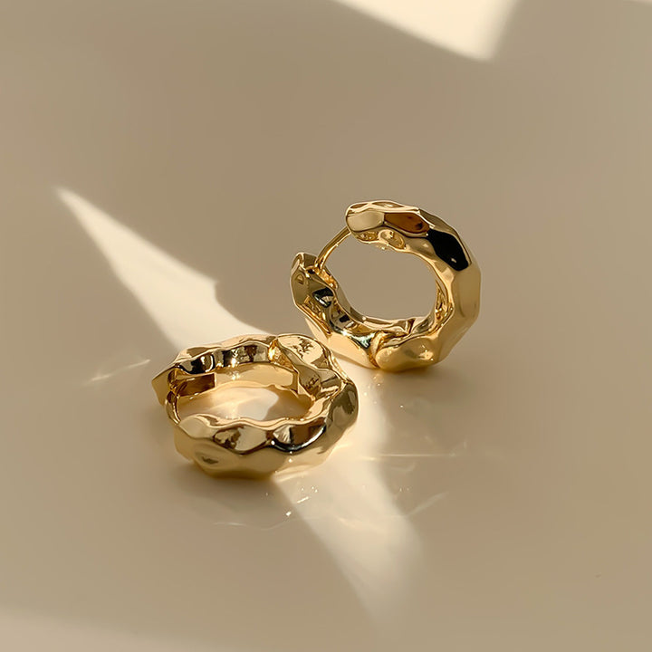 Wavy hoop earrings Kalsten