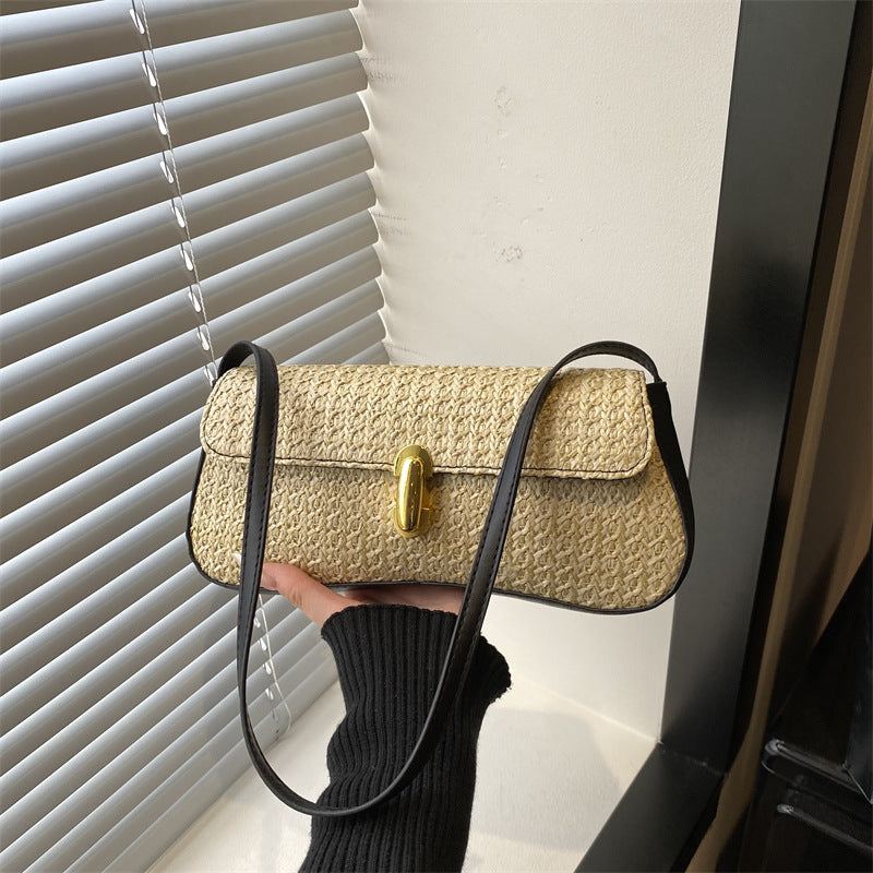 Textured Handheld Satchel