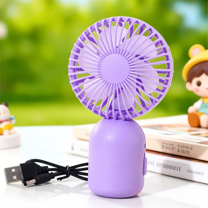 Ladies portable USB hand fan with flexible design Kalsten