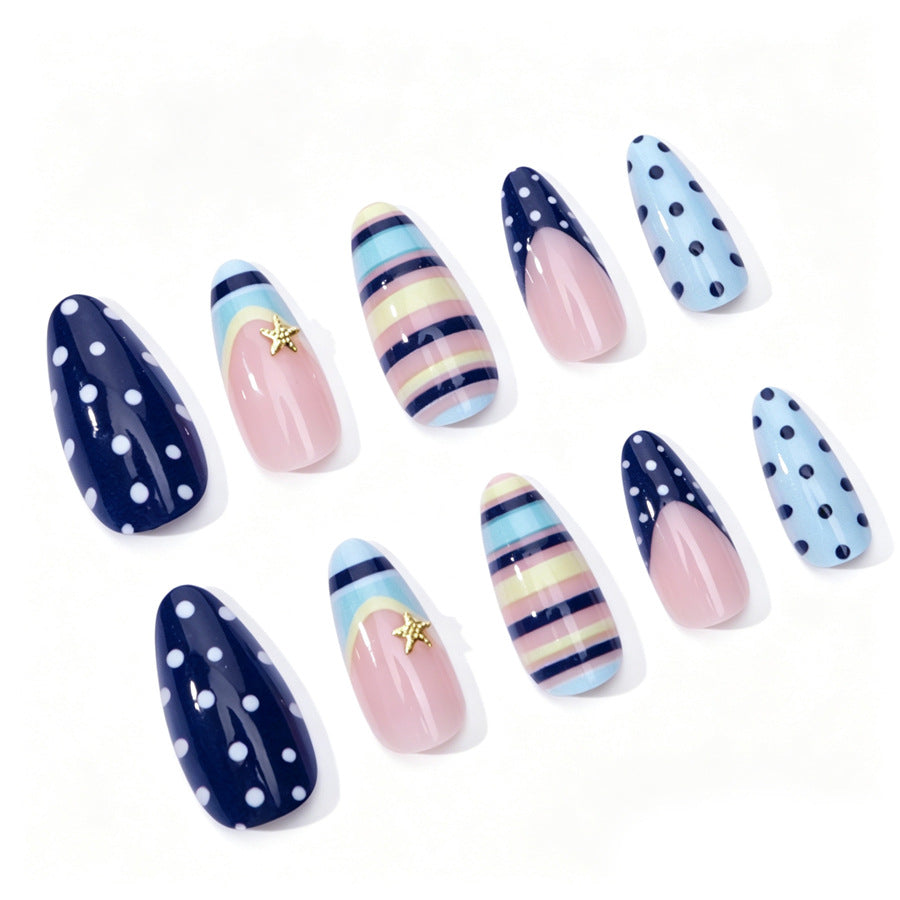 Trendy Pattern Press-On Nails Kalsten