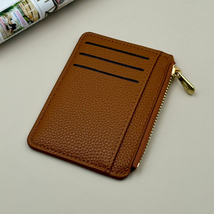 RFID-Blocking Leather Card Holder