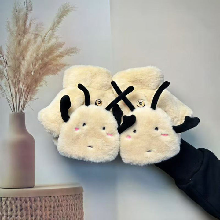 Plush Soccer-Themed Slippers Kalsten