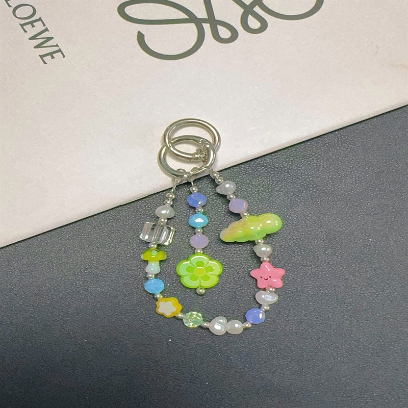 Decorative Beaded Charm Keychain Kalsten 1790135676