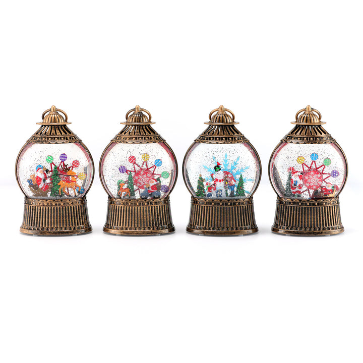 Decorative LED Snow Globe Lantern Kalsten