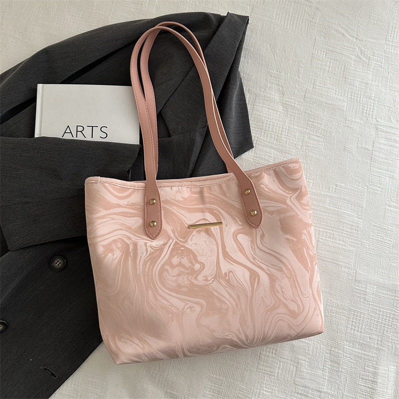 Stylish Marble Pattern Tote Bag Kalsten