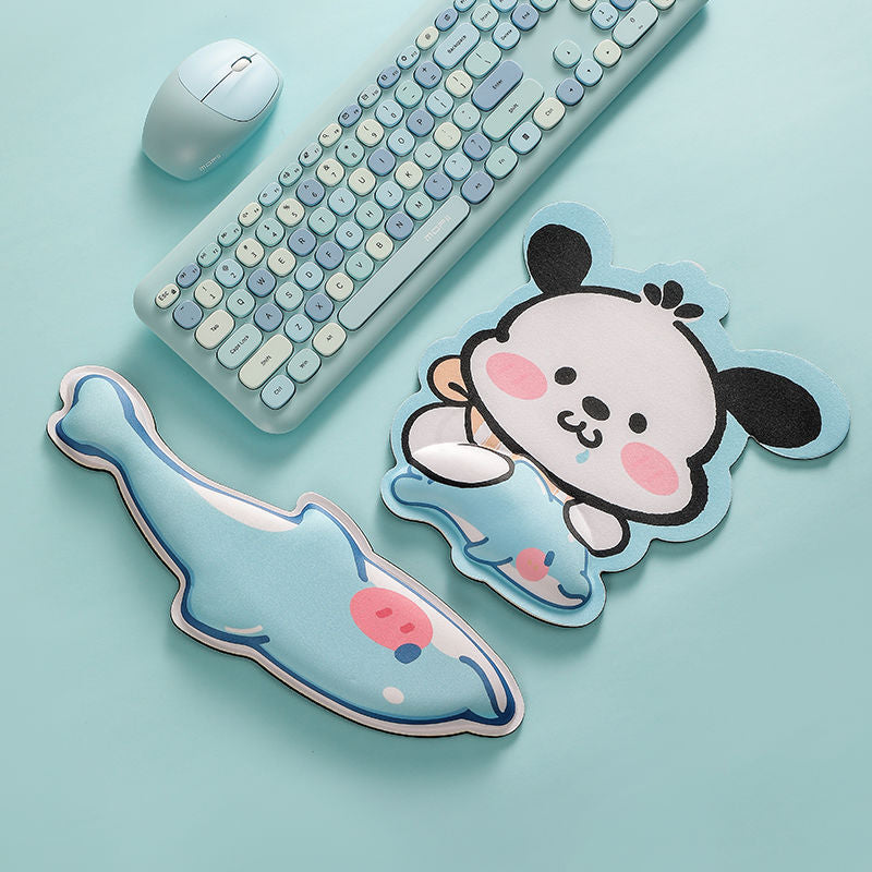 Cute Dolphin-Themed Mouse Wrist Rest