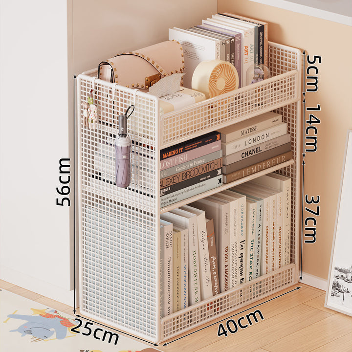 Wire Mesh Bookshelf Organizer Kalsten