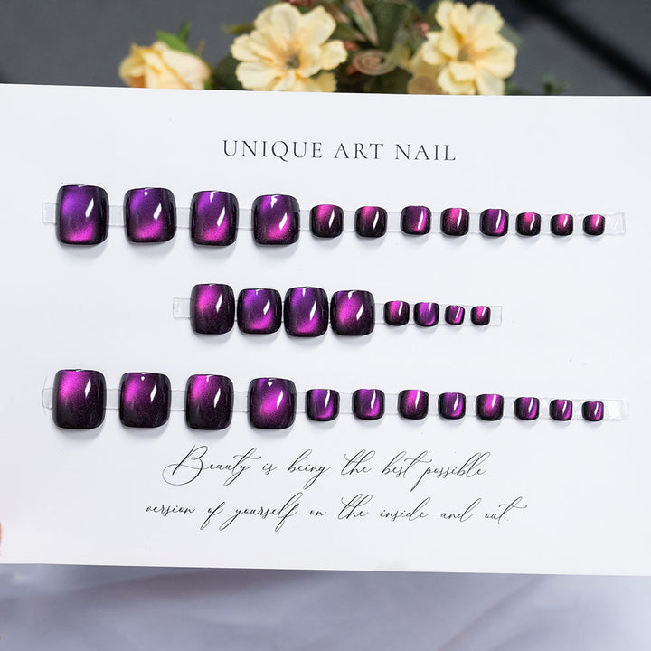 Elegant Metallic Nail Art