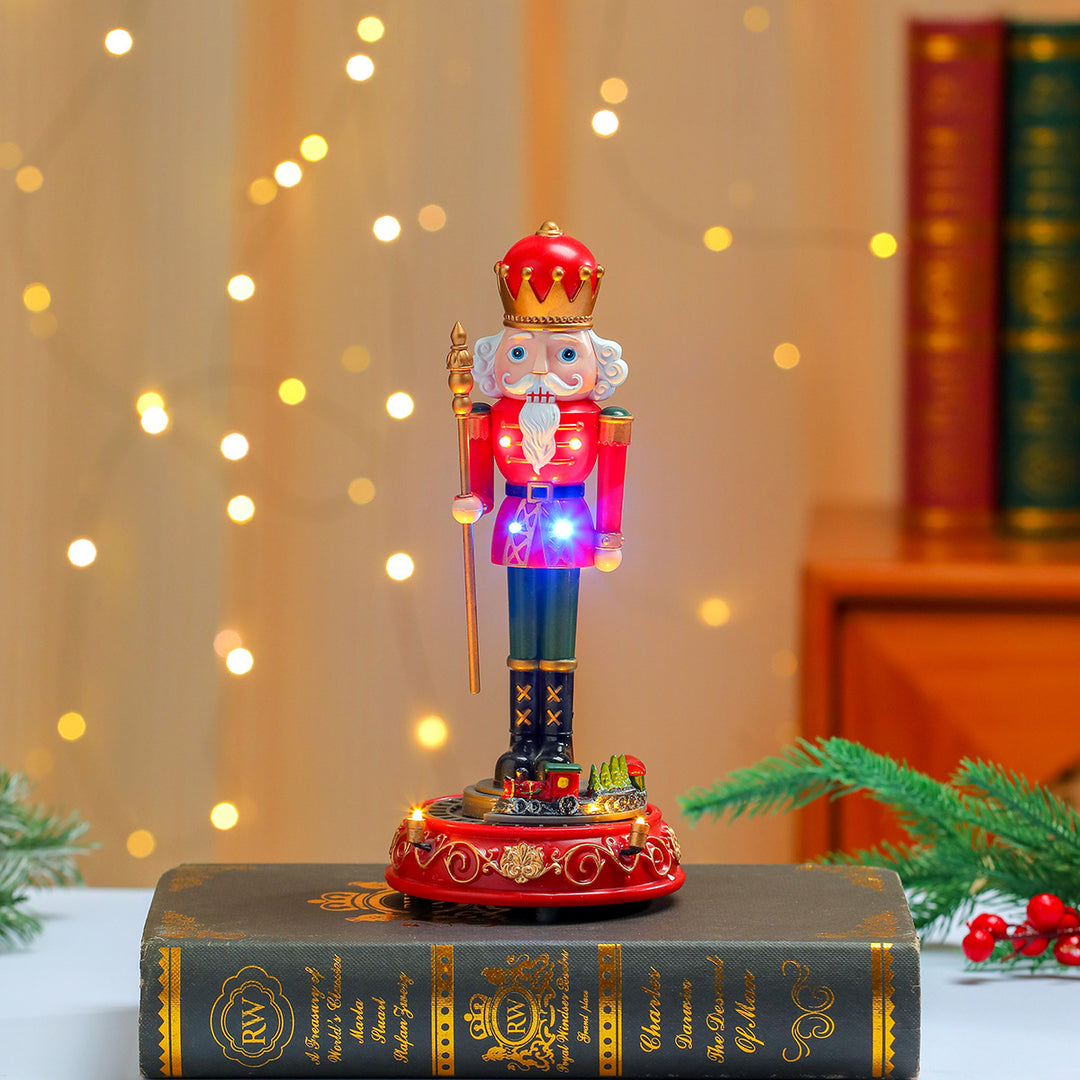 LED Illuminated Nutcracker Figurine Kalsten