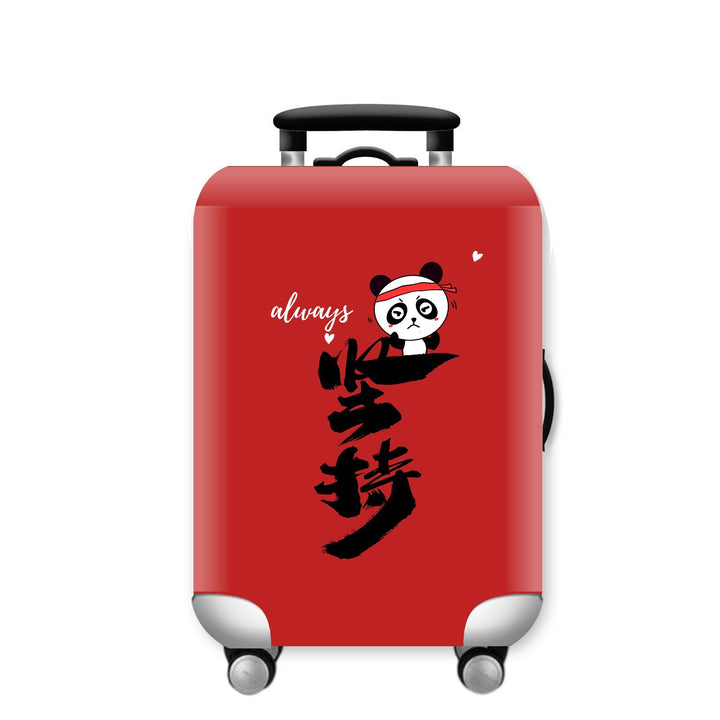 Unisex hard-shell suitcase with funny giraffe design Kalsten