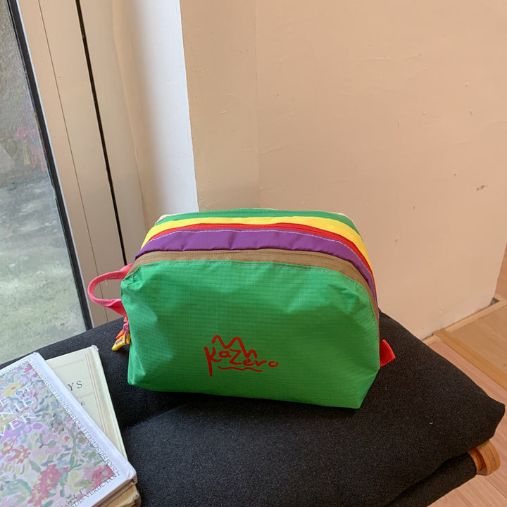 Multi-Zipper Cosmetic Bag Kalsten