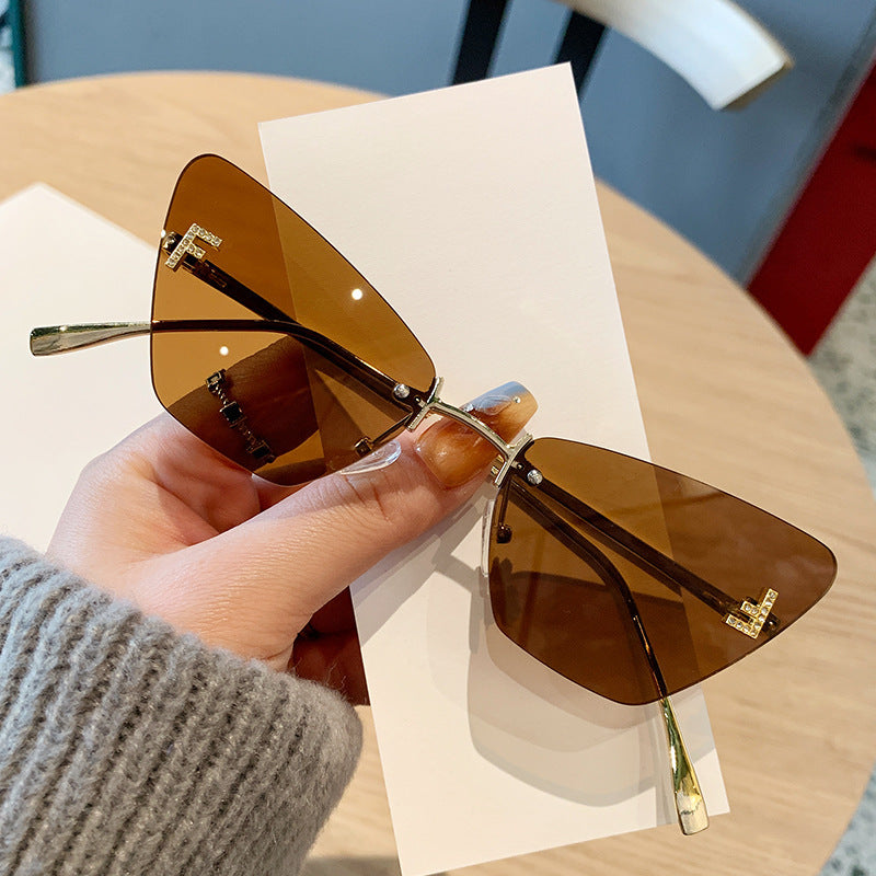 Womens Cat-Eye Sunglasses in modern design with innovative frame Kalsten