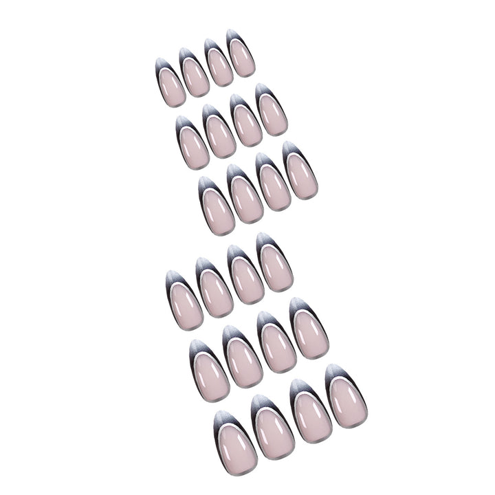 Stiletto artificial nails with elegant ombre design Kalsten