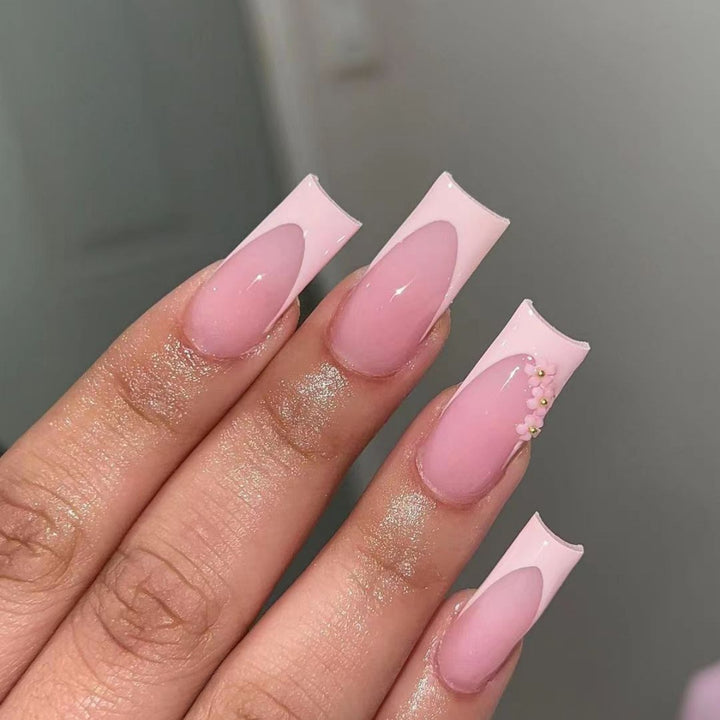 Ornate Butterfly-Inspired Acrylic Nail Extensions Kalsten