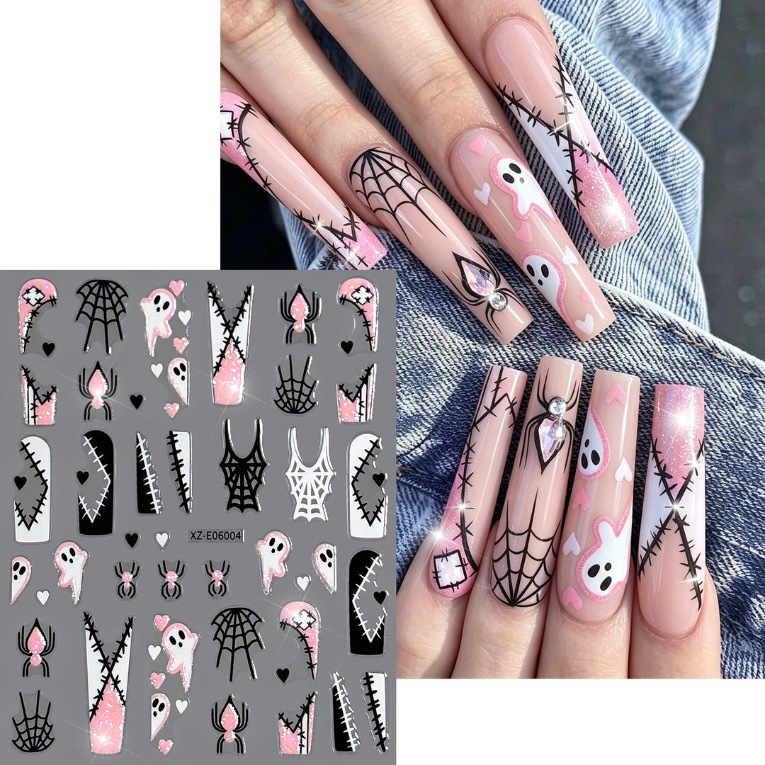 Halloween-Themed Nail Art Sticker Set  1791507032