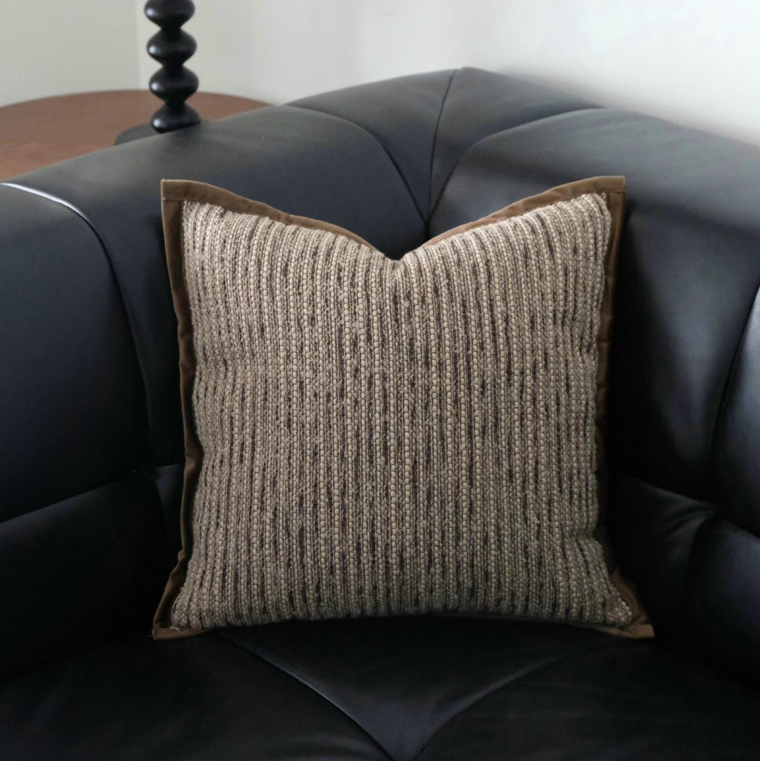 Textured Knit Cushion for Home Decor Display
