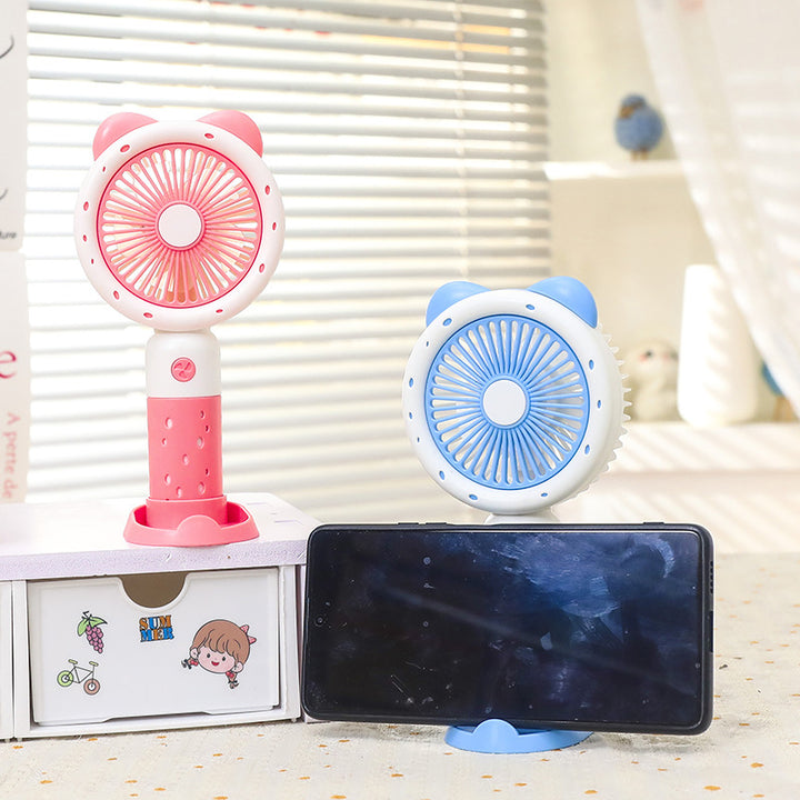 Women Portable Handheld Fan with Playful Antler Design Kalsten