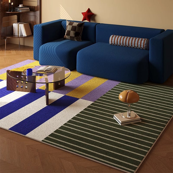 Checkered Pattern Area Rug Kalsten