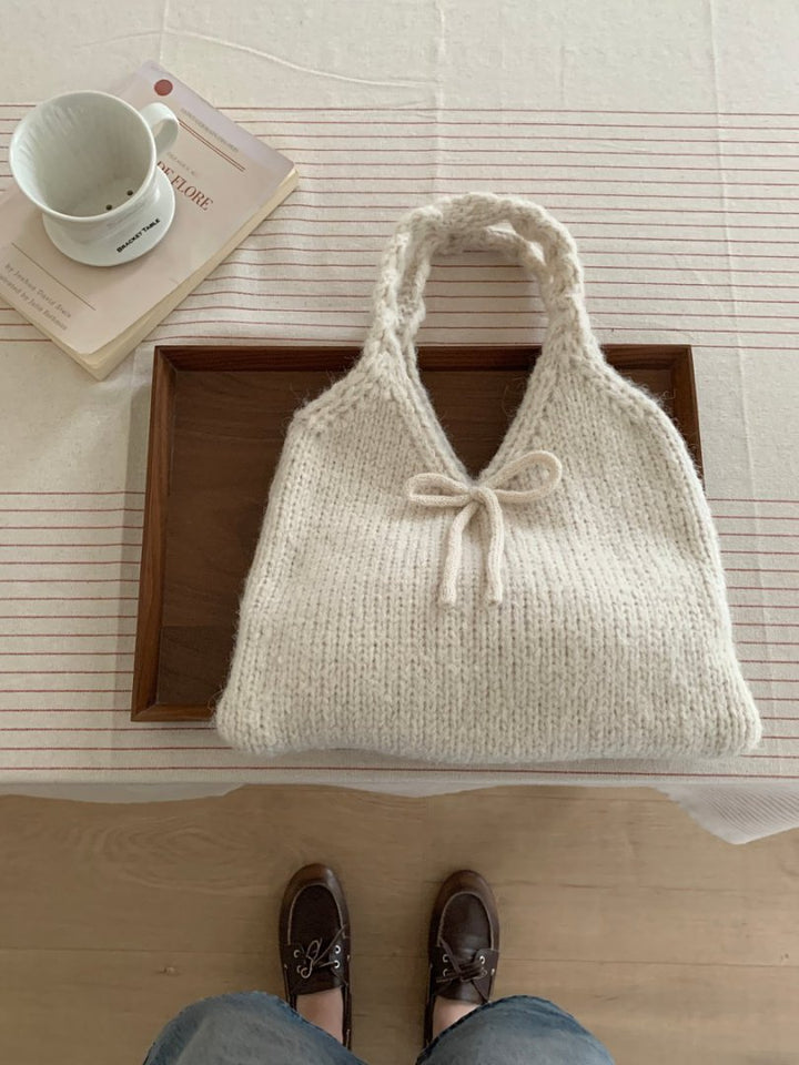 Cozy Knit Tote Bag Kalsten